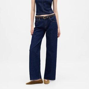 Gap Low Rise '90s Loose Jeans - dark indigo -  NWT Size 26